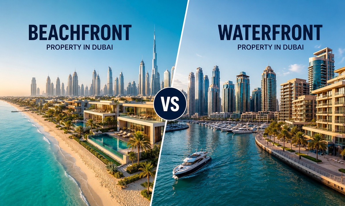 Beachfront vs Waterfront Property in Dubai